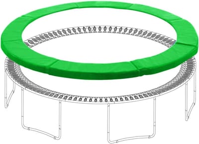 Trampoline Veiligheidshoes - Trampoline Randkussen - Veilig Springplezier - Waterdicht UV-bestendig - Diverse Maten - Zwart
