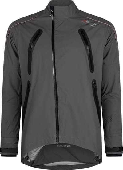 ONDA Fietsjack wind- en waterdicht unisex Grijs - Polartec - S