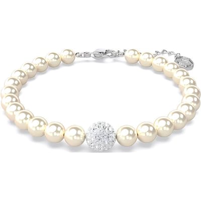 Swarovski Swa Remix Parel Armband Dames Armband 5669529 Shopping Bag white