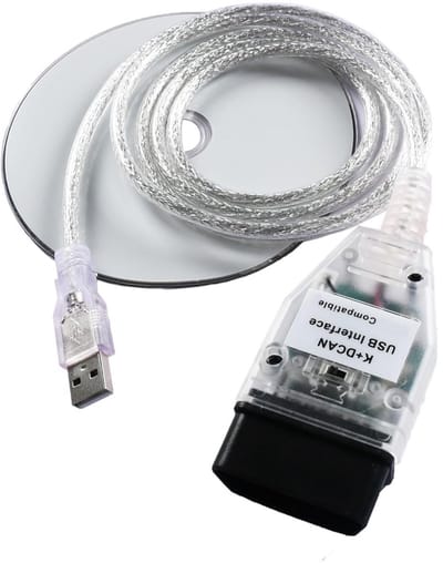 OBD2 K+CAN K+DCAN Diagnosekabel voor Autodiagnose