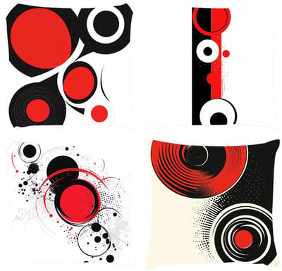 Kussensloop 50 x 50 cm, modern, outdoor kussen, weerbestendig, geometrisch, sofakussen, decoratieve kussens, kussenhoezen, vierkante kussensloop, fluweel, tuinkussen, voor bank, bed, balkon, woonkamer