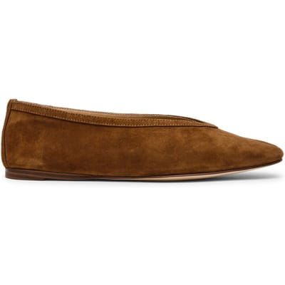 Steve Madden Leni Flat Shoes Chestnut Suede Maat: 36 | Ballerina's Outlet | Dames | Bruin