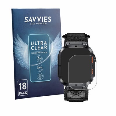 Savvies - Screenprotector voor Megalith K57PRO - Folie Beschermfolie transparant 18 Stuks