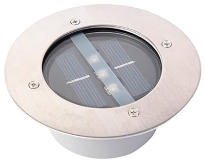Dailygoody - Ondergrondse Solar Tuinverlichting - Waterdicht - Eenvoudig te installeren - Zuiver Wit Licht - Decoratieve Buitenverlichting - Idea