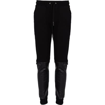 Les Hommes broek Jogshort Mannen zwart
