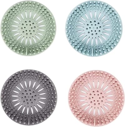 Afvoer Haarvanger - Haarstopper Douche - Voorkomt Verstoppingen - Flexibel Siliconen Materiaal - 13.2 x 1.2 cm