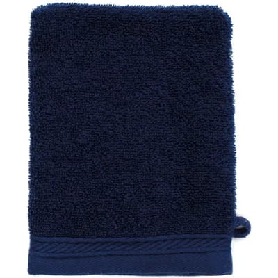 The One Towelling Washandje - 16 x 21 cm - 100% organisch katoen - Met ophanglus - 550 gr/m2 - Marineblauw