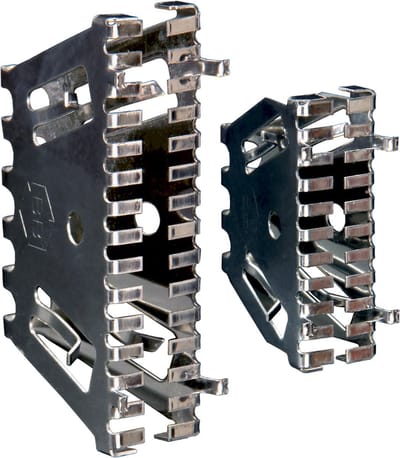 Stootvoegrooster RVS 50 mm tegen muizen en wespen - set van 10 stuks