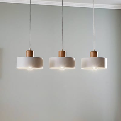 EMIBIG LIGHTING Hanglamp Tako, 3-lamps, wit