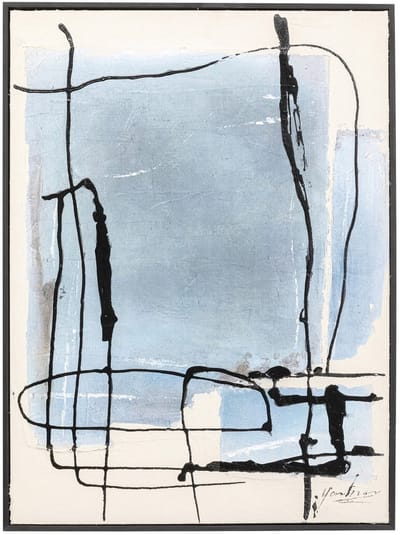 Schilderij Frame Dust 55x75cm blauw Kare Design