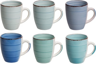 Studio Tavola Mokken Ocean Blue 350 ml - 6 stuks