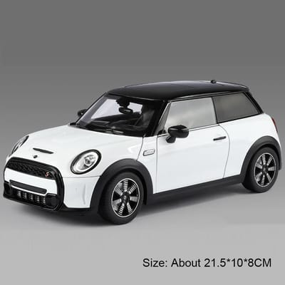 1:18 Grandes Maquettes de Voiture Mini Cooper S X5M Jouet Glissant vers l'Avant Véhicules à Suspension Amortie Modèles Jouets à Haute Simulation Ornements Cadeaux