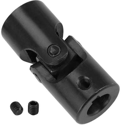Kruisverbinding voor Hinge Shaft 12 mm, universele motoras koppeling, U-connector, cardan scharnier, geschikt voor verschillende toepassingen en machines