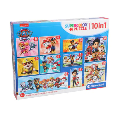 Clementoni - Puzzel - 10 Puzzels in 1 Doos - Paw Patrol - van 18 tot 60 stukjes - Puzzel Voor Kinderen - Vanaf 4 jaar