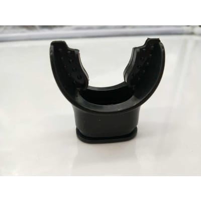 Snorkel mondstuk Volledig droog snorkelbuis mondstuk average size gray