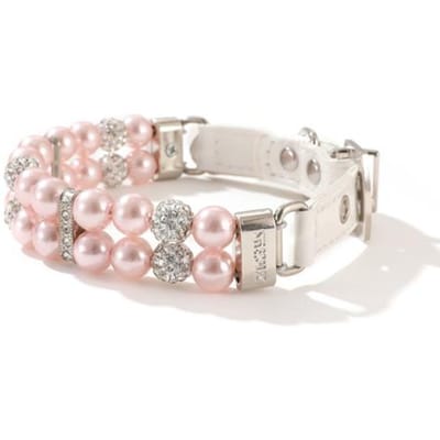 Halsband Handig Compact Gebruiksvriendelijk Modieus Parelsnoertje voor buiten S roze