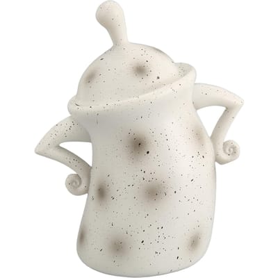 Bus met Attitude Decoratieve Leuke Grappige Voedselopbergpot met Luchtdicht Deksel voor Koffie Thee white
