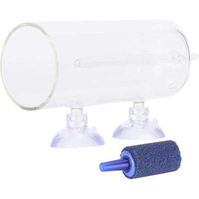 Glazen Hoge Opgeloste Zuurstof Aquarium Beluchting Vis Tank Apparatuur Accessoire GereedschapBevat Luchtsteen white