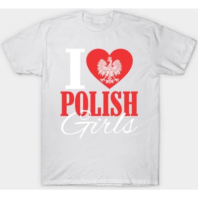 T-shirt Femme T-Top J'aime les Filles Polonaises Impression Harajuku Kawaii T-shirt d'Été à Manches Courtes Haut pour Femme Top Tee 2XL blanc