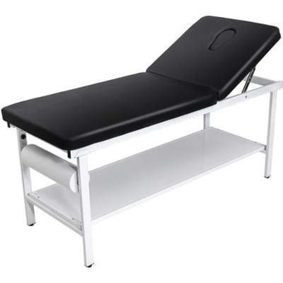 VEVOR onderzoekstafel, 227 kg, verstelbare tafel 1855x705x815 mm, ziekenhuistafel met verstelbare rugleuning (0°–40°) en papierrolhouder, onderzoekstafel voor ziekenhuizen, klinieken en revalidatiecentra.