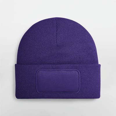 Beechfield Original Patch Beanie B445 - purple - One size