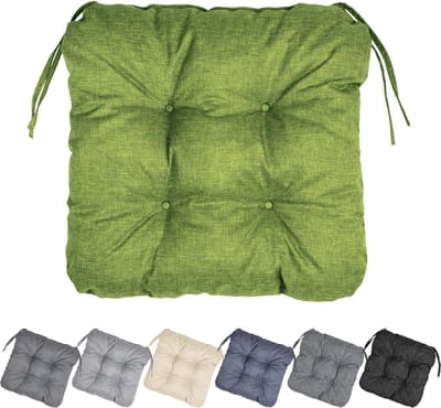 Garronda Stoelkussen 40x40 cm – 4 cm dik – Waterafstotend & UV-bestendig – Groen GD-AM-Lara