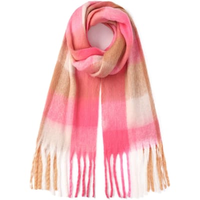 Koreaanse Stijl Winter Dikke Warme Sjaal Dames Kasjmier Sjaal En Wikkels Pashmina Neckerchief Bufanda Vrouwelijke Lange Kwast Echarpe brown