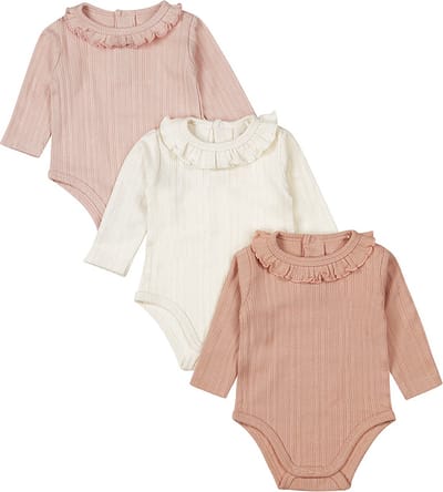 Dirkje NOOS GIRLS Meisjes Rompertje 3 PACK - Maat 50/56