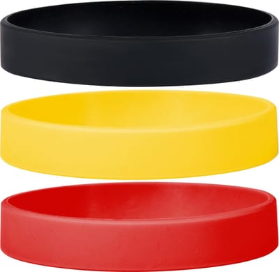 Dinilu - 30 x Siliconen Armbanden Mix België - voor Volwassenen