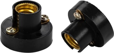 E10 fitting - Kunststof - Zwart
