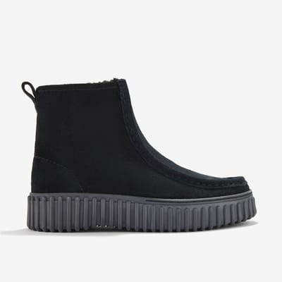 CLARKS Torhill Cozy Dames Laarzen - Black WLined Sde