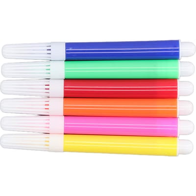 6 Stuks Acryl Verf Marker Pen Set Op Waterbasis voor Doodle Printer Verbruiksartikelen Accessoires red