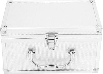 Allecto - Gereedschapskoffer - Lege gereedschapskist - Duurzaam en lichtgewicht - Zilver - Gereedschappen en accessoires - Perfect voor thuis en on...