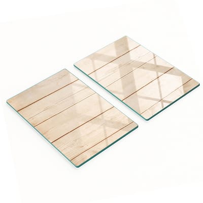 Multifunctionele decoratieve snijplanken voor de keuken, gemaakt van gehard hout, 2x40x52 cm