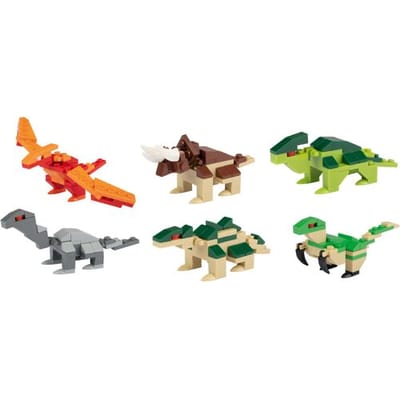LUPILU Bouwstenen dino in ei 250-delig