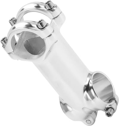 Verstelbare Fiets Stem 31.8 mm X 80 mm voor 28.6 mm Voorvork, Lichtgewicht Aluminium, Ideaal voor Racefietsen en Mountainbikes