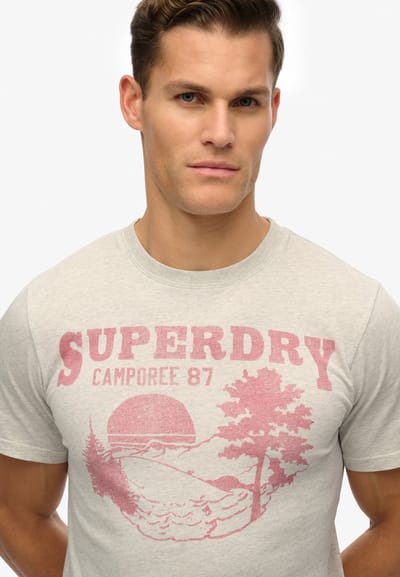 Superdry - Lo-fi Outdoor Mono Relaxed T-shirt - Heren - T-shirts