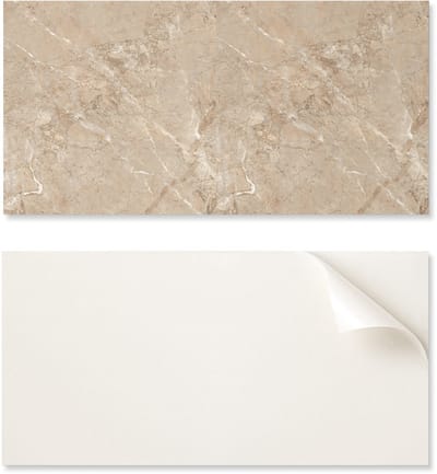 Zelfklevend decoratief paneel voor snelle wandrenovatie, 100x50 cm, natuurlijk marmerpatroon