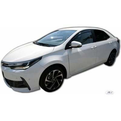 J&J AUTOMOTIVE | Heko Deflecteurs d'air Déflecteurs de Vent Pour Toyota Corolla E16 2014-2018 4-Porte Limusine