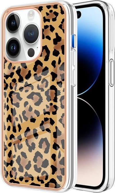 Coverup Hoesje - Geschikt voor iPhone 15 Pro Hoesje - Coverup Design TPU Back Cover - Luipaard