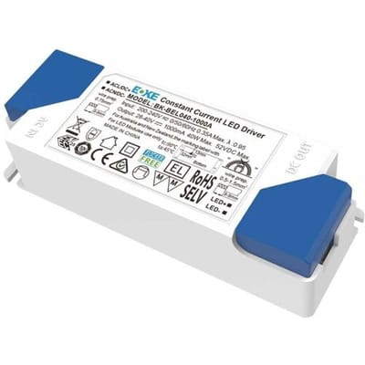 HOFTRONIC LED Paneel transformator - 40 Watt - Boke driver - DC connector - LED trafo - IP20 voor binnen - 2 jaar garantie