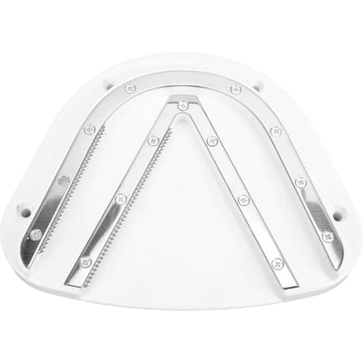 Ouvre-bocal sous meuble Double rainure en U Ouvre-bouchon de pot sans effort sous le comptoir pour bouchons de bocaux et de bouteilles Blanc blanc