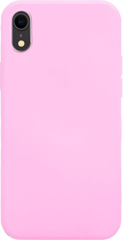 xoxo Wildhearts siliconen hoesje geschikt voor iPhone XR - Roze gekleurd hoesje - Pantone kleur - Backcover - verkrijgbaar in verschillende kleuren - Roze