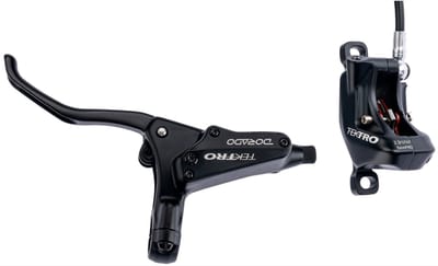 Tektro Dorado 4p Hd-m737 Hydraulic 4 Piston Voorrem Goud