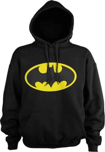 Batman Signal Logo Heren Trui met capuchon - zwart - S