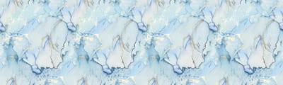 Zelfklevende vloerbedekking - BLAUW MARMER EFFECT - Antislip beschermlaag op rol - 60x200cm