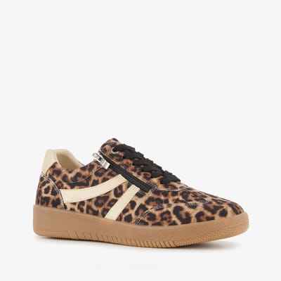 Natuform dames sneakers met luipaardprint bruin - Maat 36 - Uitneembare zool
