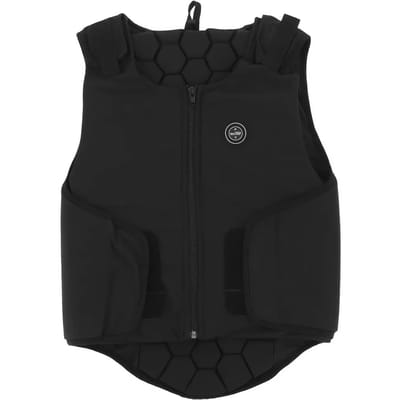 Equi-Theme Rugbeschermer Hexaflex Black - Kids XS