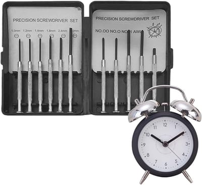 Mini Schroevendraaierset - Precisie Schroevendraaiers - Elektronica Reparatie - Niet-glijdende Grip - 11 Stuks - Meerdere kleuren