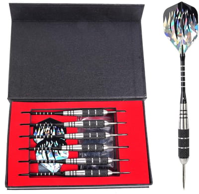 Allecto - Naaldarts valbescherming - Professionele dartset - Duurzaam en valbestendig - Ideaal voor wedstrijdspellen - Perfect voor vrienden en fam...